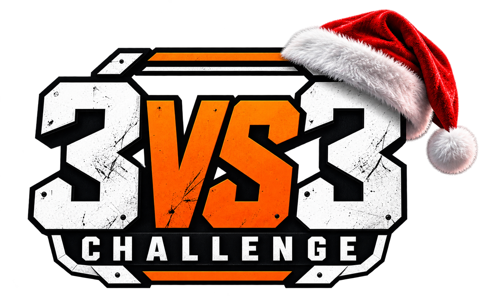 3VS3 Challenge -logo joulupukin lakilla